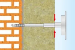 La collerette de coupe au niveau de l’isolant