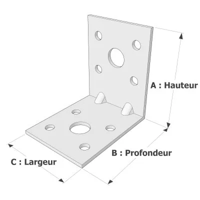 Vis HECO MULTI-MONTI-PLUS SS - tête hexagonale avec embase - zingué blanc - D10 x L70 - Réf. 48401