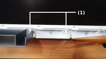 Renfort de fixation : 2ème possibilité