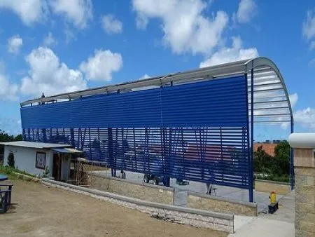 Mur à persiennes, 150E, École internationale, Oranjestad, Aruba