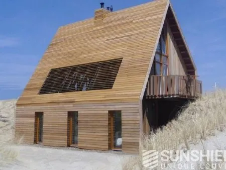 153W, Maison en bois dans les dunes, Terschelling, Pays-Bas