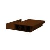 Echantillon d'une lame en aluminium pour pergola bioclimatique coloris marron effet corten