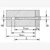 Boite de 1000 cales plates, 28 x 100 x 1 mm - Réf. KP1VE28