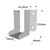 Sabots à ailes extérieures, gamme SAE CLASSIQUE (épaisseur 2mm, profondeur 84mm) - Réf. SAEL340/76/2_35
