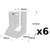 Sabots à ailes intérieures, gamme SAI CLASSIQUE (épaisseur 2mm) - Réf. SAI300/76/2_6