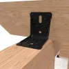 Equerre hypers RENFORCEES pour les larges sections de bois sur support BOIS - 90x100x100mm - Réf. ABR100PB