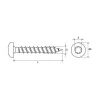 Grands sabots à ailes extérieures, gamme GLE ECONOMIQUE (développé 380mm, épaisseur 2.5mm, profondeur 90mm) - Réf. GLE540/90/2,5
