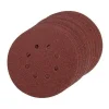 Lot de 10 disques abrasifs auto-agrippants 150mm - Grain 80mm - TPTA12453907 - Réf. 453907