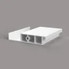 Echantillon d'une lame en aluminium pour pergola bioclimatique coloris blanc