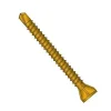 HECO-UNIX-plus, tête fraisée à poches de fraisage, T-Drive, filet total, zingué blanc, A2K, revêtement lubrifié - Réf. 46204