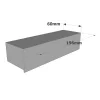 Embout de couvertine - Gamme 200 - Aluminium 15/10 - Réf. CE15-200