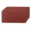Lot de 10 feuilles abrasives 1/3 auto-agrippantes perforées - Grain 60mm - Réf. 282540