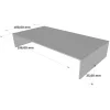 Eclisse intérieure - Gamme 200 - Aluminium 15/10 - Réf. CPE15-200