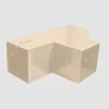 Photographie du connecteur SUNDIY Beige sable - 120mm en T pour 3 directions
