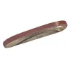 Lot de 5 bandes abrasives 13 x 457 mm - Grain 80mm - Réf. 740136