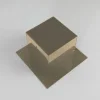 Support de poteau SUNDIY Gris Taupe RAL 7006 - Série 90mm