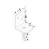 Connecteur de palissade - électrozinguée blanc - Réf. CP_150