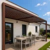 Lame XL aluminium 29mm, longueur 2m35, RAL8011 structuré OXYDE DE MARS