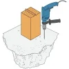 Grande équerre renforcée - Réf. E20/3