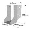 Sabots à ailes extérieures, gamme SAE CLASSIQUE (épaisseur 2mm, profondeur 84mm) - Réf. SAE380/80/2