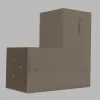 Connecteur 120mm à 3 directions - Forme L
