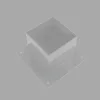 Support de poteau SUNDIY Gris aluminium RAL 9006 - Série 90mm