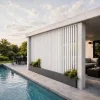 Lame XL aluminium 29mm, longueur 2m, RAL9010 structuré BLANC