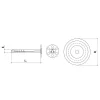 Grands sabots à ailes extérieures, gamme GLE ECONOMIQUE (développé 380mm, épaisseur 2.5mm, profondeur 90mm) - Réf. GLE380/70/2,5