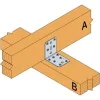 Équerres renforcées SPÉCIALES symétriques pour le BOIS - Réf. AB90-R