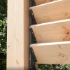 Lames bois Douglas montées sur mécanismes SUNDIY RAL 7016