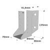 Sabots à ailes extérieures, gamme SAE CLASSIQUE (épaisseur 2mm, profondeur 84mm) - Réf. SAE340/70/2