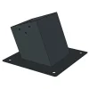 Support de poteau/poutre pente 20° - Largeur intérieure 120 mm