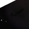 Marque SUNDIY visible sur le connecteur Noir mat RAL 9005 - 120mm en T, 3 directions