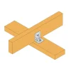 Vis connecteurs acier sur bois, SSH10.0X40 - Réf. 75149