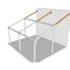 Support de poteau/poutre pente 20° - Largeur intérieure 120 mm