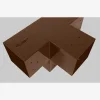 Connecteur SUNDIY Corten RAL 8011 - 90mm à 4 directions en forme de T