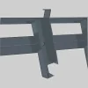 Vue en détail d'un mécanisme SUNDIY XL 27 mm en ALUMINIUM coloris Gris Anthracite RAL 7016