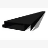 Lame XL aluminium 29mm, longueur 2.35m, RAL9005 structuré NOIR MAT