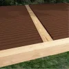 Lame XL aluminium 29mm, longueur 3m, RAL8011 structuré Oxyde Mars - Réf. SND-L-A-27-300-8011