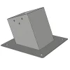 Support de poteau/poutre pente 20° - Largeur intérieure 120 mm