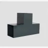 Image authentique du connecteur SUNDIY Anthracite RAL 7016 - 120mm Forme T, 3 directions