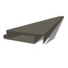 Lame XL aluminium 27mm, longueur 3m, RAL7006 structuré GRIS BEIGE