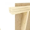 Vis BOIS structurelle - tête fraisée - filetage partiel - Réf. ESCRC8.0X120