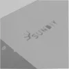 Marque SUNDIY visible sur le connecteur Gris aluminium RAL 9006 - 120mm en T, 4 directions