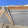 Mise en situation du connecteur SUNDIY Gris aluminium RAL 9006 90mm à 4 directions - Forme T