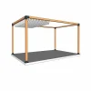 Utilisation pratique du support de poteau SUNDIY Anthracite RAL 7016 - Série 90mm