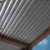 Lame XL aluminium 29mm, longueur 2m35, RAL9006 structuré GRIS ALUMINIUM