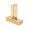 Equerre large renforcée - Réf. AE76-R