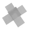 Connecteur SUNDIY blanc RAL 9010 90mm à 5 directions - Forme +