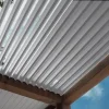 Lame XL aluminium 29mm, longueur 2m35, RAL9010 structuré BLANC